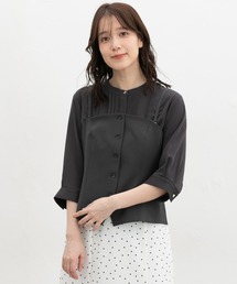 Honeys（ハニーズ）の「6分袖ピンタックブラウス（シャツ/ブラウス）」