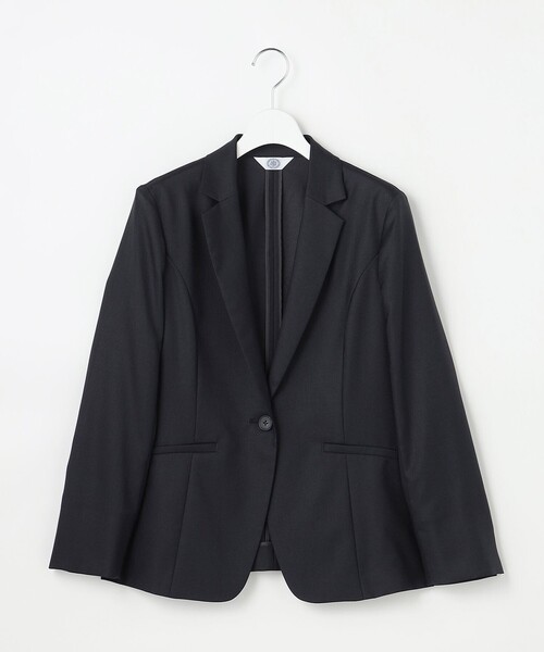 J.PRESS(ジェイプレス)の「【定番人気・セットアップ対応】OXIJEWEL ストレッチ テーラード ジャケット(テーラードジャケット・レディース・ネイビー系/シルバー系/ライトグレー系・11/9)」の13枚目の写真