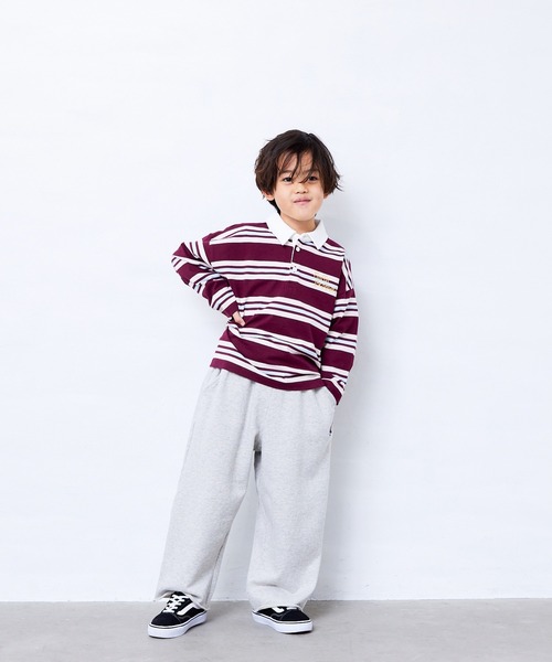 Fluffy BROTHERS(フラッフィーブラザーズ)の「カットオフ スウェットパンツ(スウェットパンツ・キッズ・グレー/ベージュ・110cm/100cm/90cm/80cm/150cm/130cm/120cm/140cm)」の3枚目の写真