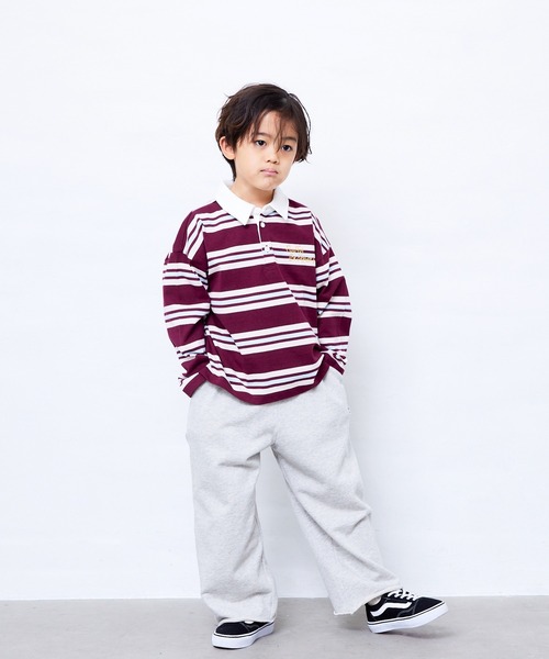 Fluffy BROTHERS(フラッフィーブラザーズ)の「カットオフ スウェットパンツ(スウェットパンツ・キッズ・グレー/ベージュ・110cm/100cm/90cm/80cm/150cm/130cm/120cm/140cm)」の5枚目の写真