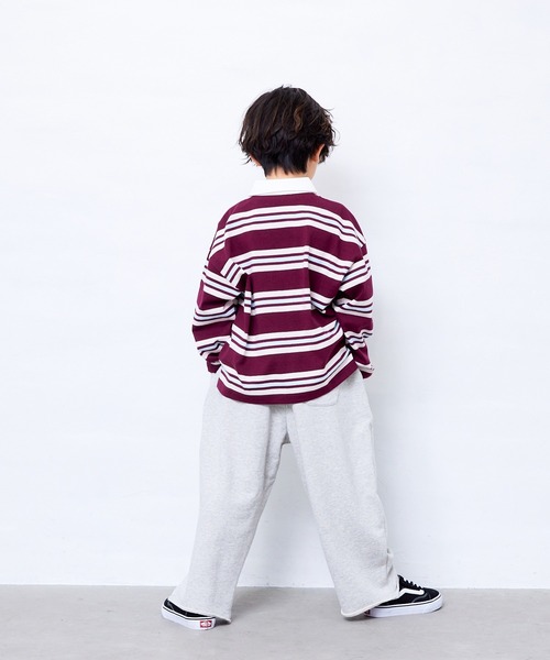 Fluffy BROTHERS(フラッフィーブラザーズ)の「カットオフ スウェットパンツ(スウェットパンツ・キッズ・グレー/ベージュ・110cm/100cm/90cm/80cm/150cm/130cm/120cm/140cm)」の6枚目の写真