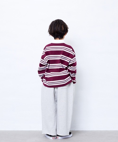 Fluffy BROTHERS(フラッフィーブラザーズ)の「カットオフ スウェットパンツ(スウェットパンツ・キッズ・グレー/ベージュ・110cm/100cm/90cm/80cm/150cm/130cm/120cm/140cm)」の7枚目の写真