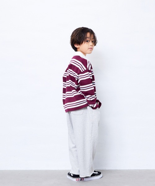 Fluffy BROTHERS(フラッフィーブラザーズ)の「カットオフ スウェットパンツ(スウェットパンツ・キッズ・グレー/ベージュ・110cm/100cm/90cm/80cm/150cm/130cm/120cm/140cm)」の8枚目の写真