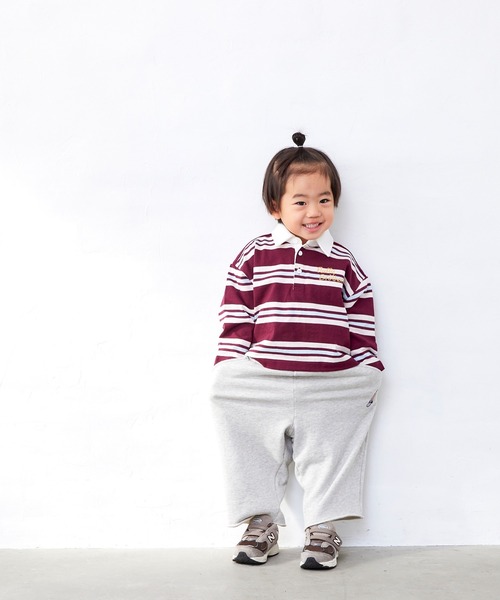 Fluffy BROTHERS(フラッフィーブラザーズ)の「カットオフ スウェットパンツ(スウェットパンツ・キッズ・グレー/ベージュ・110cm/100cm/90cm/80cm/150cm/130cm/120cm/140cm)」の9枚目の写真
