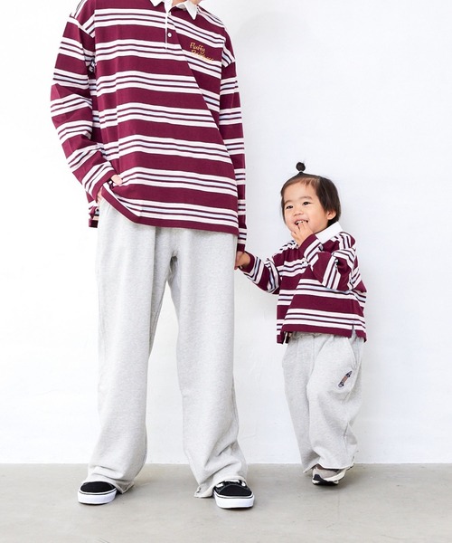 Fluffy BROTHERS(フラッフィーブラザーズ)の「カットオフ スウェットパンツ(スウェットパンツ・キッズ・グレー/ベージュ・110cm/100cm/90cm/80cm/150cm/130cm/120cm/140cm)」の16枚目の写真