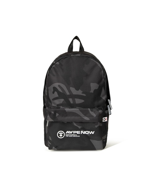 AAPE BY A BATHING APE（エーエイプバイアベイシングエイプ）の「AAPE NOW BACKPACK(camouflage)（バックパック/リュック・メンズ・ブラック系その他・FREE）」の2枚目の写真