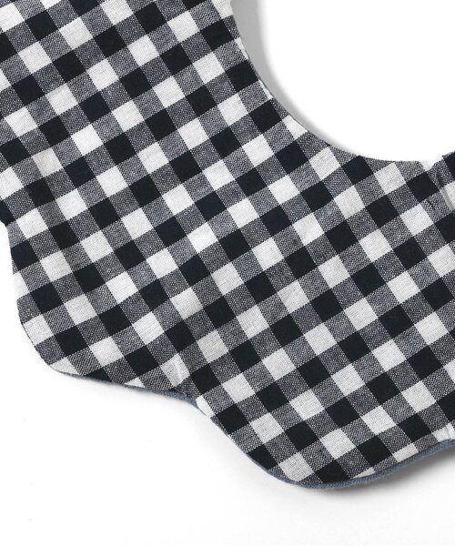 BREEZE（ブリーズ）の「スカラップガーゼスタイ（スタイ/よだれかけ・キッズ・ブルー/グレー・90）」の7枚目の写真