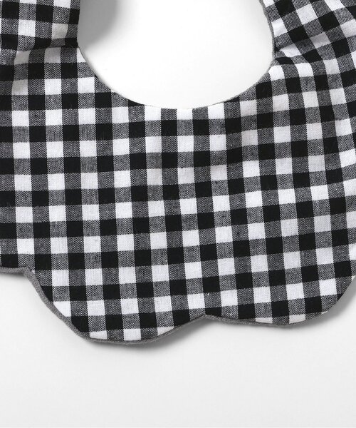 BREEZE（ブリーズ）の「スカラップガーゼスタイ（スタイ/よだれかけ・キッズ・ブルー/グレー・90）」の9枚目の写真