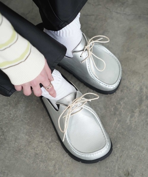 セール】Clarks / Wallabee（約23.5～24.5cm）（モカシン/デッキ