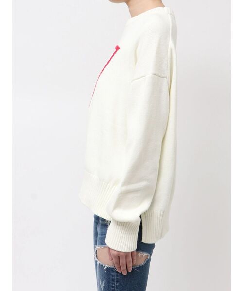 Guess(ゲス)の「GUESS GJ LS CN BIG TRIANGLE SWTR(ニット/セーター・レディース・ブラック/グレー/オフホワイト・FREE)」の10枚目の写真