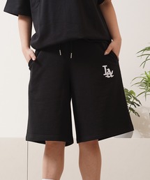 STAY GOLD（ステイゴールド）の「【STAYGOLD】LA ロゴ刺繍 スウェットショートパンツ   セットアップ対応   LA Logo Embroidered Sweat Shorts（スウェットパンツ）」