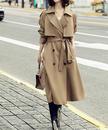 LUCPY（ラクピー）の「クラシックダブルトレンチコート（トレンチコート）」