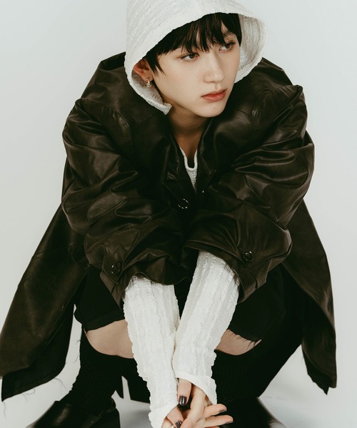 Knuth Marf（クヌースマーフ）の「vintage tailored jacket（テーラードジャケット・レディース・グレー/ブラック・FREE）」の10枚目の写真