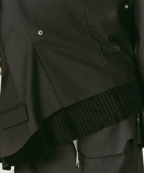 Knuth Marf（クヌースマーフ）の「vintage tailored jacket（テーラードジャケット・レディース・グレー/ブラック・FREE）」の14枚目の写真