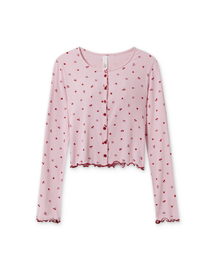 SNAPPY CUDDLE（スナッピーカードル）の「Cherry Sorbet Cardigan（ルームウェア/パジャマ）」
