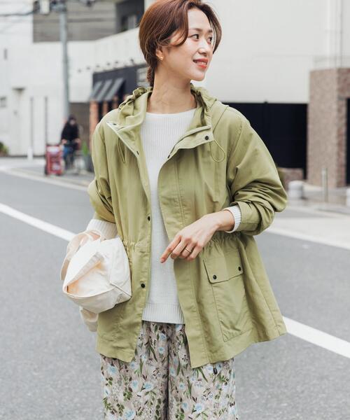 URBAN RESEARCH DOORS(アーバンリサーチドアーズ)の「『WEB/一部店舗限定カラー』『撥水』ナイロンマウンテンパーカー(マウンテンパーカー・レディース・ライトベージュ/ブラック/グリーン系その他/ネイビー・SMALL/MEDIUM)」の20枚目の写真