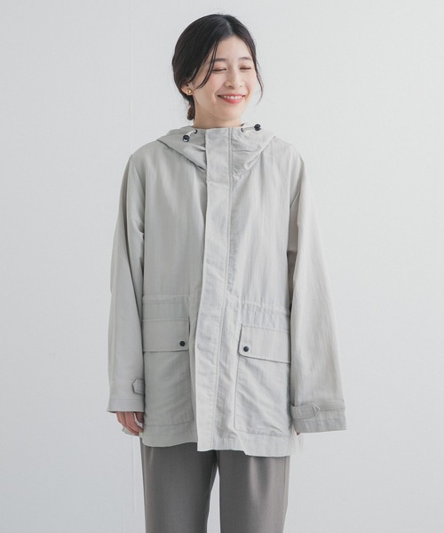 URBAN RESEARCH DOORS(アーバンリサーチドアーズ)の「ナイロンマウンテンパーカー(マウンテンパーカー・レディース・ライトベージュ/ブラック/グリーン系その他/ネイビー・SMALL/MEDIUM)」の10枚目の写真