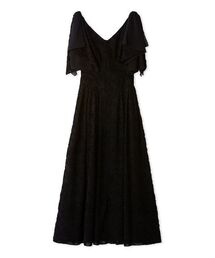 SNIDEL | リボンジャガードワンピース(ワンピース)