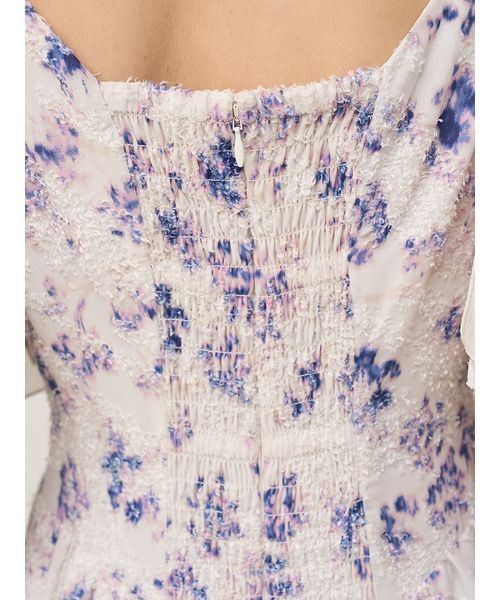 SNIDEL（スナイデル）の「リボンジャガードワンピース（ワンピース・レディース・その他/ブラック/アイボリー・1/0）」の12枚目の写真