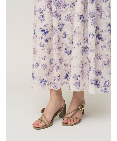 SNIDEL（スナイデル）の「リボンジャガードワンピース（ワンピース・レディース・その他/ブラック/アイボリー・1/0）」の14枚目の写真