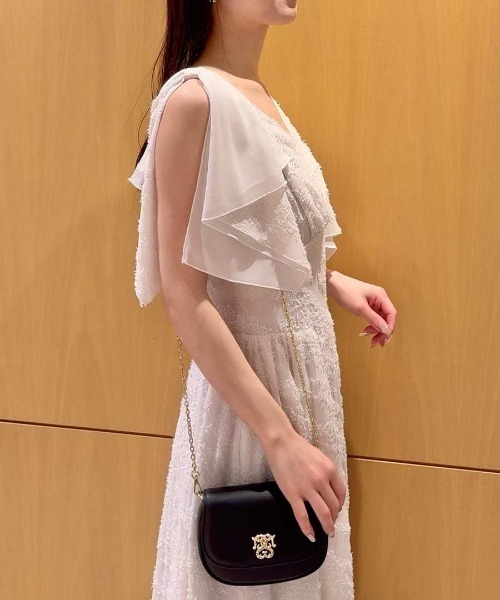 SNIDEL(スナイデル)の「リボンジャガードワンピース(ワンピース・レディース・その他/ブラック/アイボリー・1/0)」の22枚目の写真