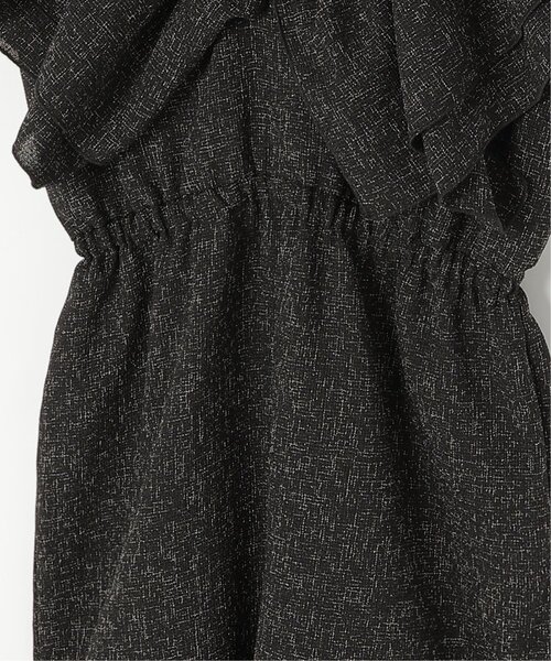 notch.(ノッチ)の「サマーツイードフリルオールインワン(サロペット/オーバーオール・レディース・グレー/アイボリー/ブラック/ブラウン・M)」の12枚目の写真