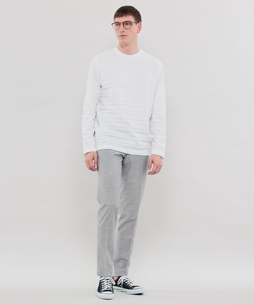 MACKINTOSH LONDON(マッキントッシュ ロンドン)の「リンクスボーダーロングスリーブTシャツ(Tシャツ/カットソー・メンズ・グレー/ネイビー/ホワイト・XL/L/M)」の7枚目の写真