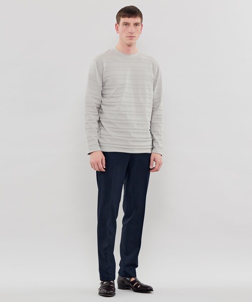 MACKINTOSH LONDON(マッキントッシュ ロンドン)の「リンクスボーダーロングスリーブTシャツ(Tシャツ/カットソー・メンズ・グレー/ネイビー/ホワイト・XL/L/M)」の8枚目の写真