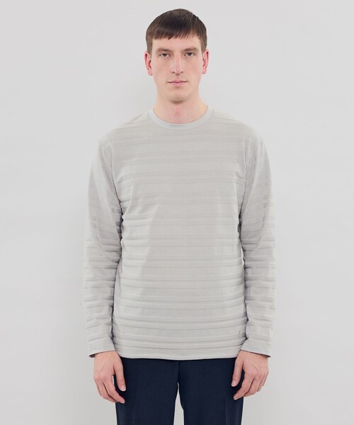 MACKINTOSH LONDON(マッキントッシュ ロンドン)の「リンクスボーダーロングスリーブTシャツ(Tシャツ/カットソー・メンズ・グレー/ネイビー/ホワイト・XL/L/M)」の10枚目の写真
