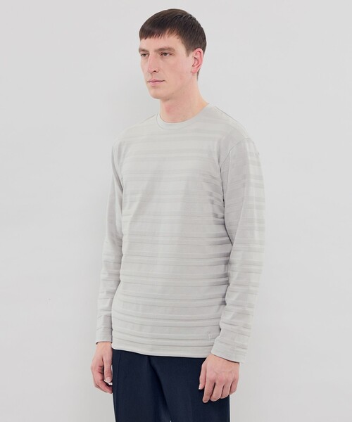 MACKINTOSH LONDON(マッキントッシュ ロンドン)の「リンクスボーダーロングスリーブTシャツ(Tシャツ/カットソー・メンズ・グレー/ネイビー/ホワイト・XL/L/M)」の11枚目の写真