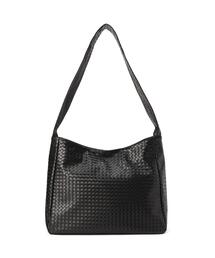 DANKE SCHON（ダンケシェーン）の「DankeSchon/ダンケシェーン/FAUX LEATHER WOVEN BAG（ショルダーバッグ）」