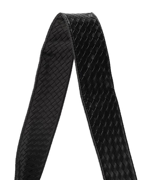 DANKE SCHON（ダンケシェーン）の「DankeSchon/ダンケシェーン/FAUX LEATHER WOVEN BAG（ショルダーバッグ・メンズ・ブラウン/ブラック・F）」の10枚目の写真