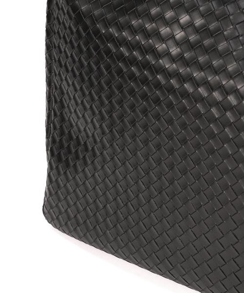 DANKE SCHON（ダンケシェーン）の「DankeSchon/ダンケシェーン/FAUX LEATHER WOVEN BAG（ショルダーバッグ・メンズ・ブラウン/ブラック・F）」の13枚目の写真