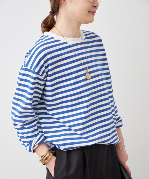 セール】*【Raspail/ラスパイユ】 Border T-Shirt（Tシャツ/カットソー