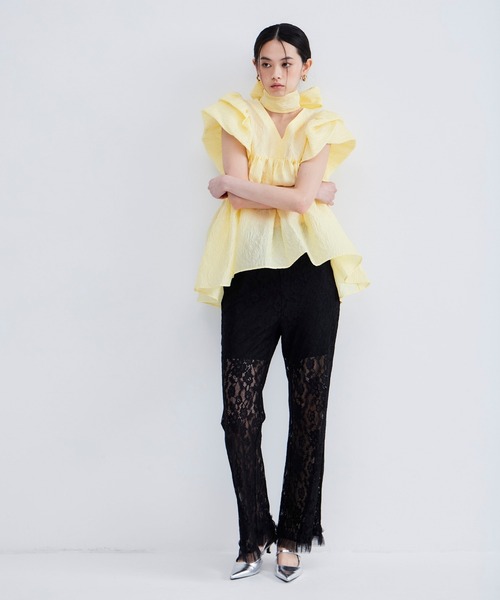 レースフレアパンツ / lace flare pants（その他パンツ）｜ANDRESD