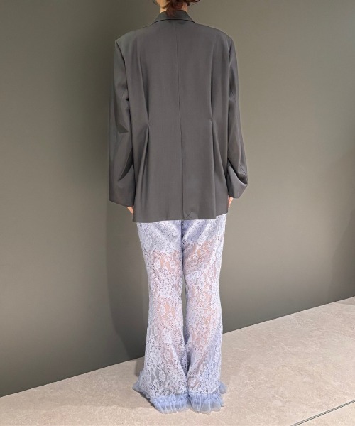 ANDRESD（アンドレスド）の「レースフレアパンツ / lace flare pants（その他パンツ・レディース・オフホワイト/ライラック/ブラック・L/M/S）」の21枚目の写真