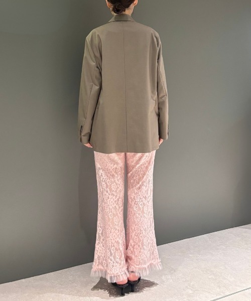 ANDRESD（アンドレスド）の「レースフレアパンツ / lace flare pants（その他パンツ・レディース・オフホワイト/ライラック/ブラック・L/M/S）」の15枚目の写真