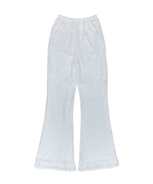 ANDRESD（アンドレスド）の「レースフレアパンツ / lace flare pants（その他パンツ・レディース・オフホワイト/ライラック/ブラック・L/M/S）」の19枚目の写真