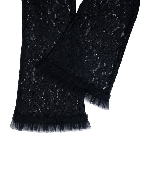 ANDRESD（アンドレスド）の「レースフレアパンツ / lace flare pants（その他パンツ・レディース・オフホワイト/ライラック/ブラック・L/M/S）」の14枚目の写真