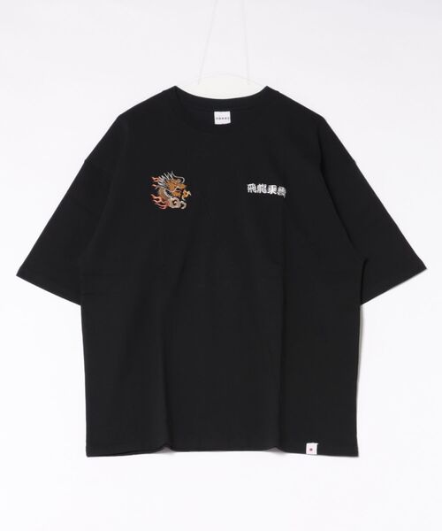 8(eight)(エイト)の「和柄刺繍Tシャツ(龍)(Tシャツ/カットソー・メンズ・ホワイト/ブラック・X-LARGE/LARGE/MEDIUM)」の2枚目の写真
