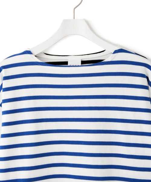 ADAM ET ROPE'(アダムエロペ)の「【G.F.G.S. for ADAM ET ROPE'】別注ボートネックボーダー(Tシャツ/カットソー・レディース・ターコイズブルー/ピンク/ホワイト・FREE)」の22枚目の写真