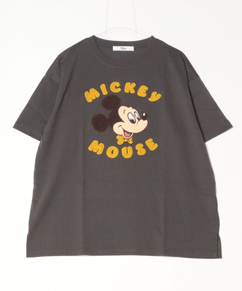 Disney(ディズニー)の「【DISNEY/ディズニー】ミッキーマウス サガラ刺繍半袖Tシャツ(Tシャツ/カットソー・レディース・オートミール/スミクロ/スカイブルー/オレンジ・LARGE/MEDIUM)」の22枚目の写真