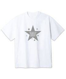 BEMIGHTY（ビーマイティー）の「ソフトスターオーバーサイズ半袖Tシャツ[ホワイト]（Tシャツ/カットソー）」