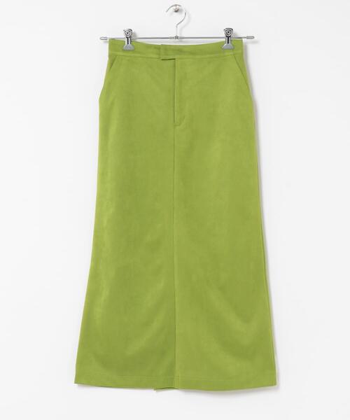 audrey and john wad（オードリーアンドジョンワッド）の「『別注』Audrey and John Wad×DOORS　スウェードスカート（スカート・レディース・ブラウン/グリーン/ベージュ・FREE）」の12枚目の写真