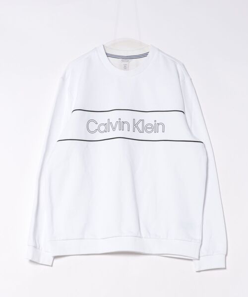 Calvin Klein(カルバン・クライン)の「Calvin Kleinロゴスウェット(スウェット・メンズ・ブラック/ホワイト/グレー・MEDIUM/X-LARGE/SMALL/LARGE)」の2枚目の写真