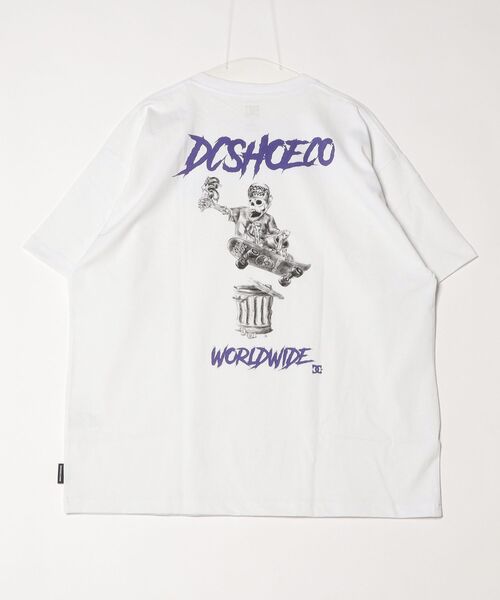 DC SHOES(ディーシーシューズ)の「ディーシーシューズ アウトドアカジュアル 半袖Tシャツ 26 SKATE SKULL SS(Tシャツ/カットソー・メンズ・ホワイト/ブラック・M/LL/L)」の4枚目の写真