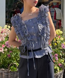 w closet | フリフリノースリブラウス(シャツ/ブラウス)