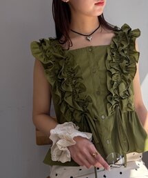 w closet | フリフリノースリブラウス(シャツ/ブラウス)