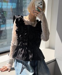 w closet | フリフリノースリブラウス(シャツ/ブラウス)