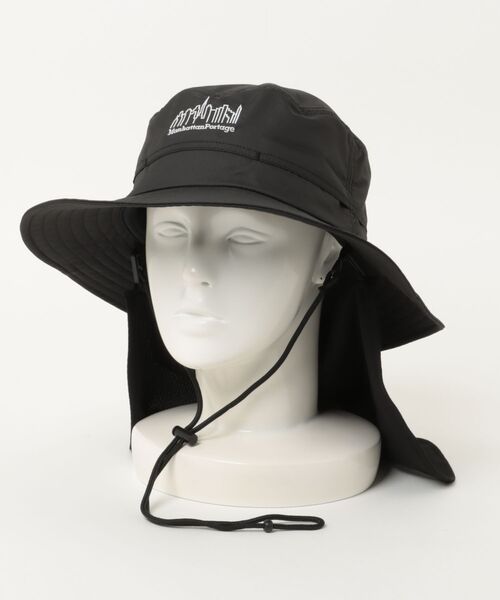 Manhattan Portage(マンハッタンポーテージ)の「Sunshade Hat(ハット・メンズ・ブラック/アイボリー・FREE)」の2枚目の写真